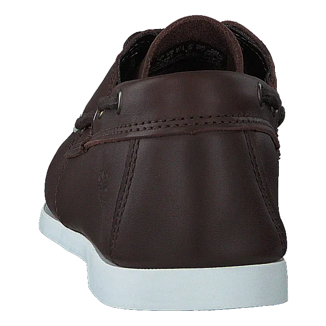 Cedar Bay Boat Shoe Dk Brown Full Grain