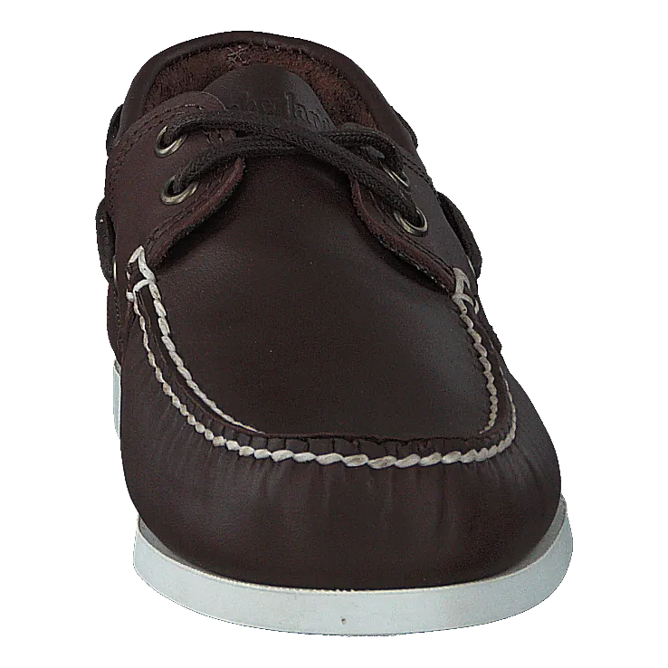 Cedar Bay Boat Shoe Dk Brown Full Grain