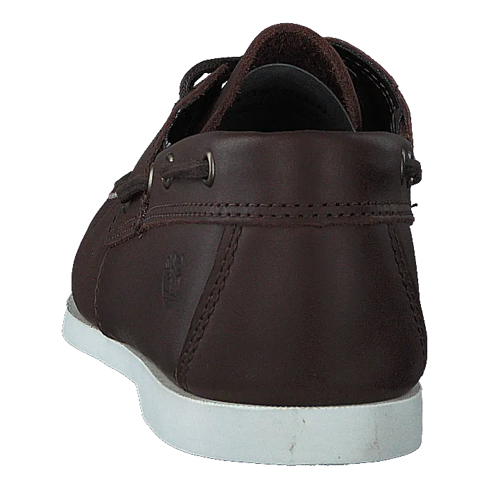 Cedar Bay Boat Shoe Dk Brown Full Grain