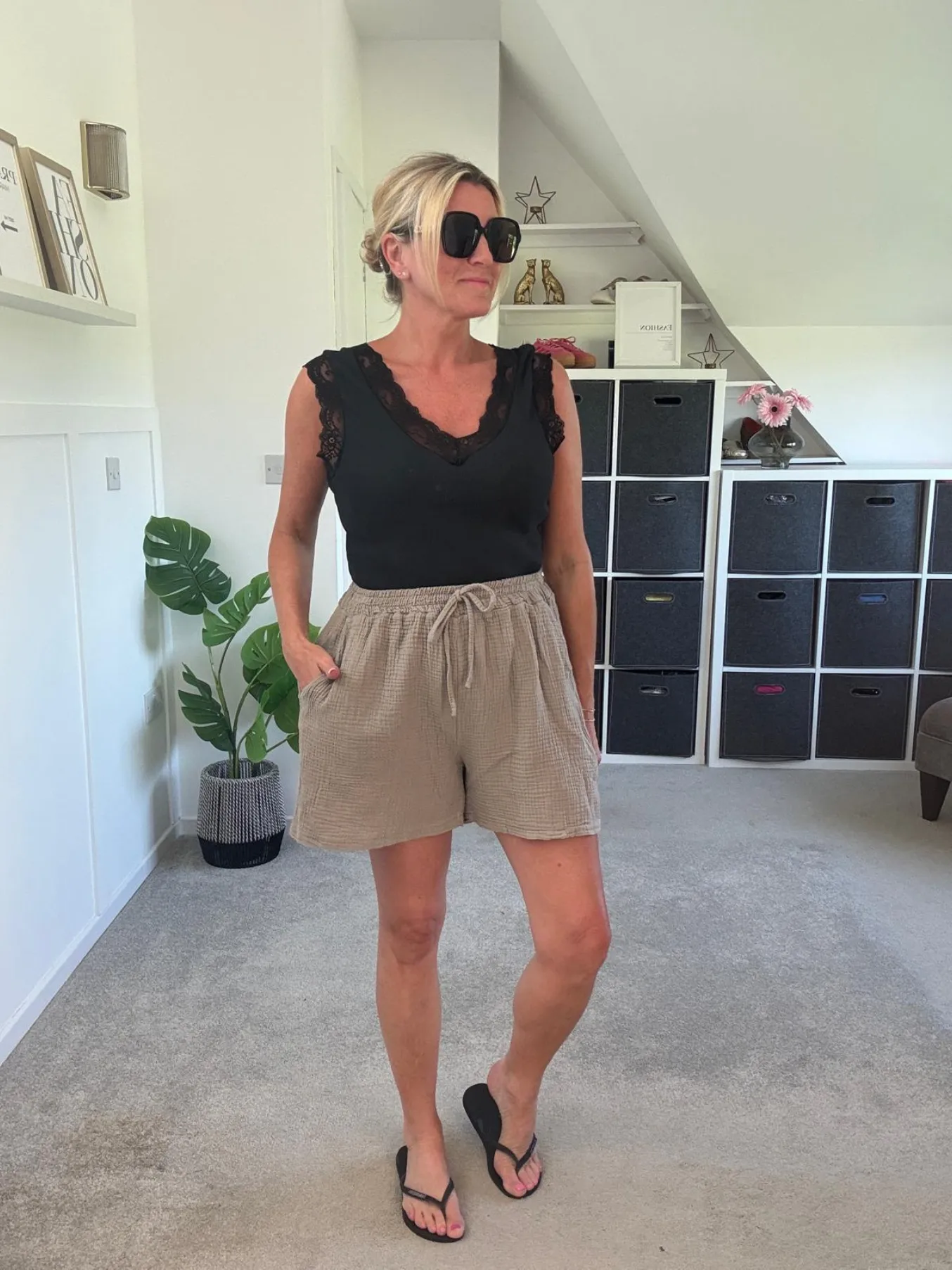 Cheesecloth Drawstring Shorts (6 Colours)