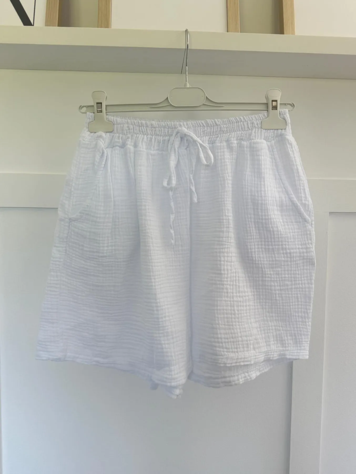 Cheesecloth Drawstring Shorts (6 Colours)