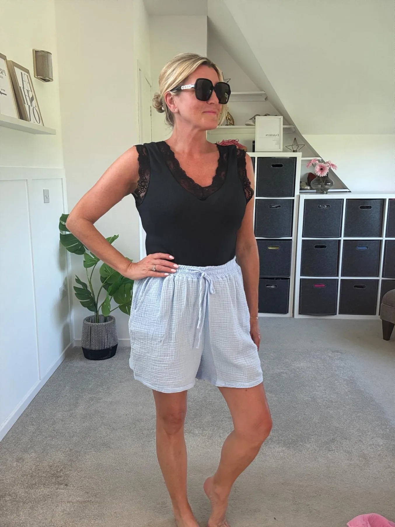 Cheesecloth Drawstring Shorts (6 Colours)