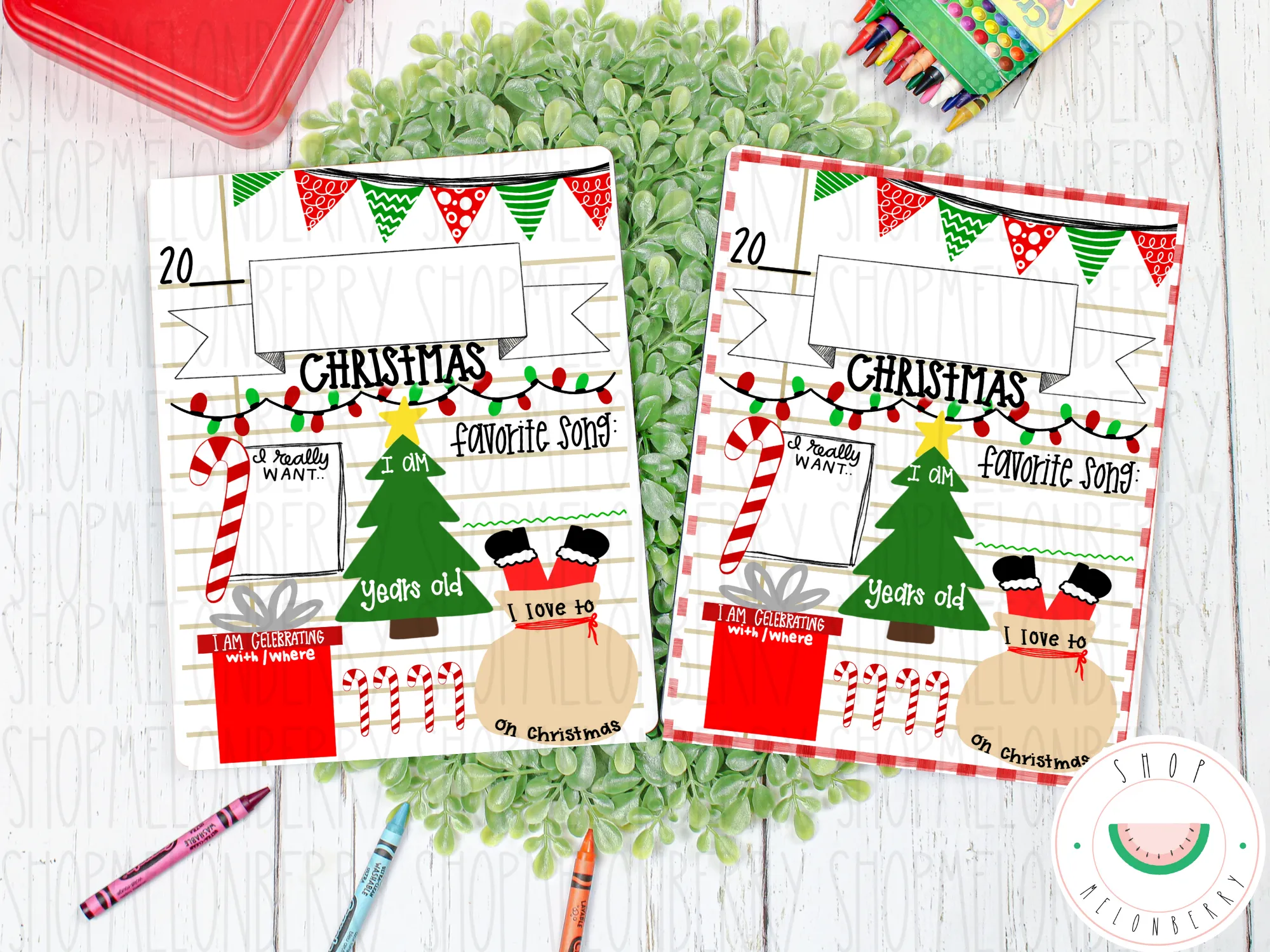 Christmas Dry Erase Board