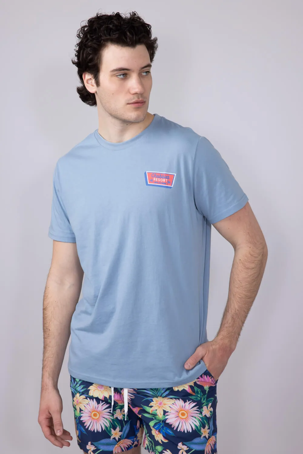 Chubbies Viva La Chubbies T-Shirt for Men in Blue | 502251-18