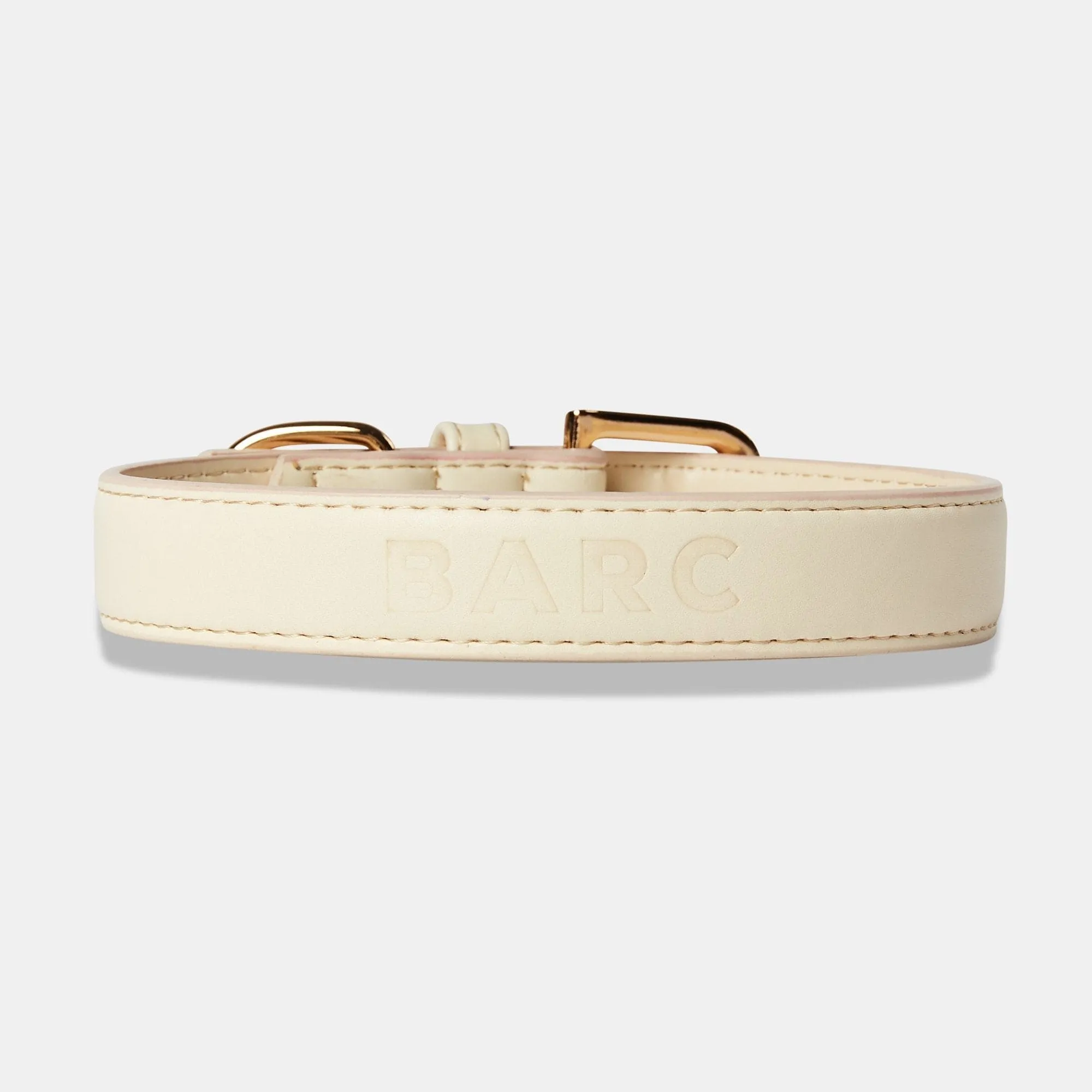 City Vegan Leather Dog Collar | Light Ivory
