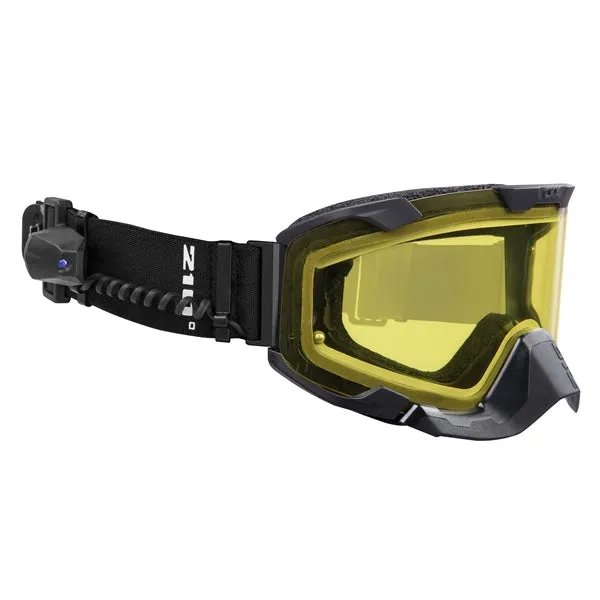 CKX Isolated Electric 210° Goggles for Trail - Matte Black Frame (Fits