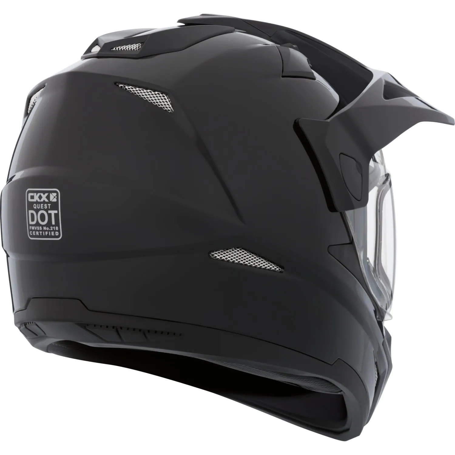 CKX Quest RSV Solid Backcountry Helmet with Electric Double Shield