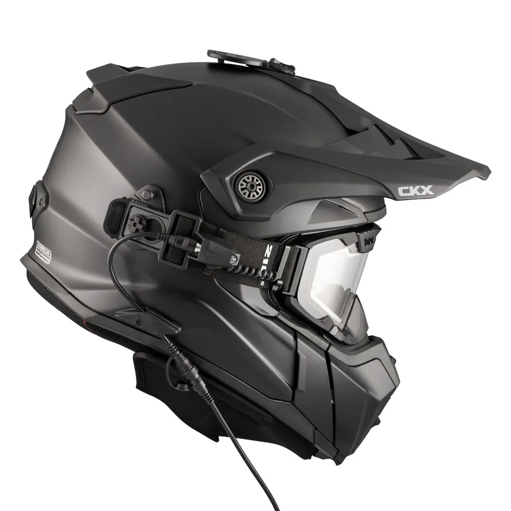 CKX Titan Solid 210° Electric Goggles Helmet