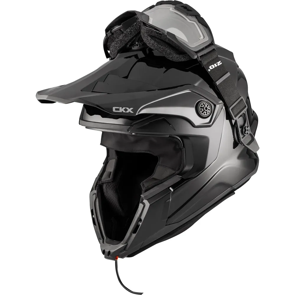 CKX Titan Solid 210° Electric Goggles Helmet