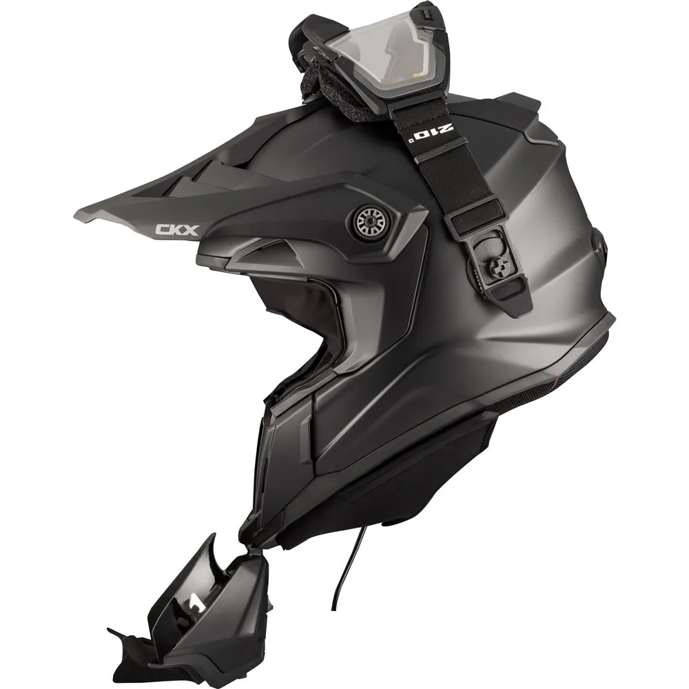 CKX Titan Solid 210° Electric Goggles Helmet