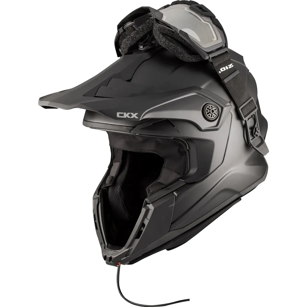 CKX Titan Solid 210° Electric Goggles Helmet