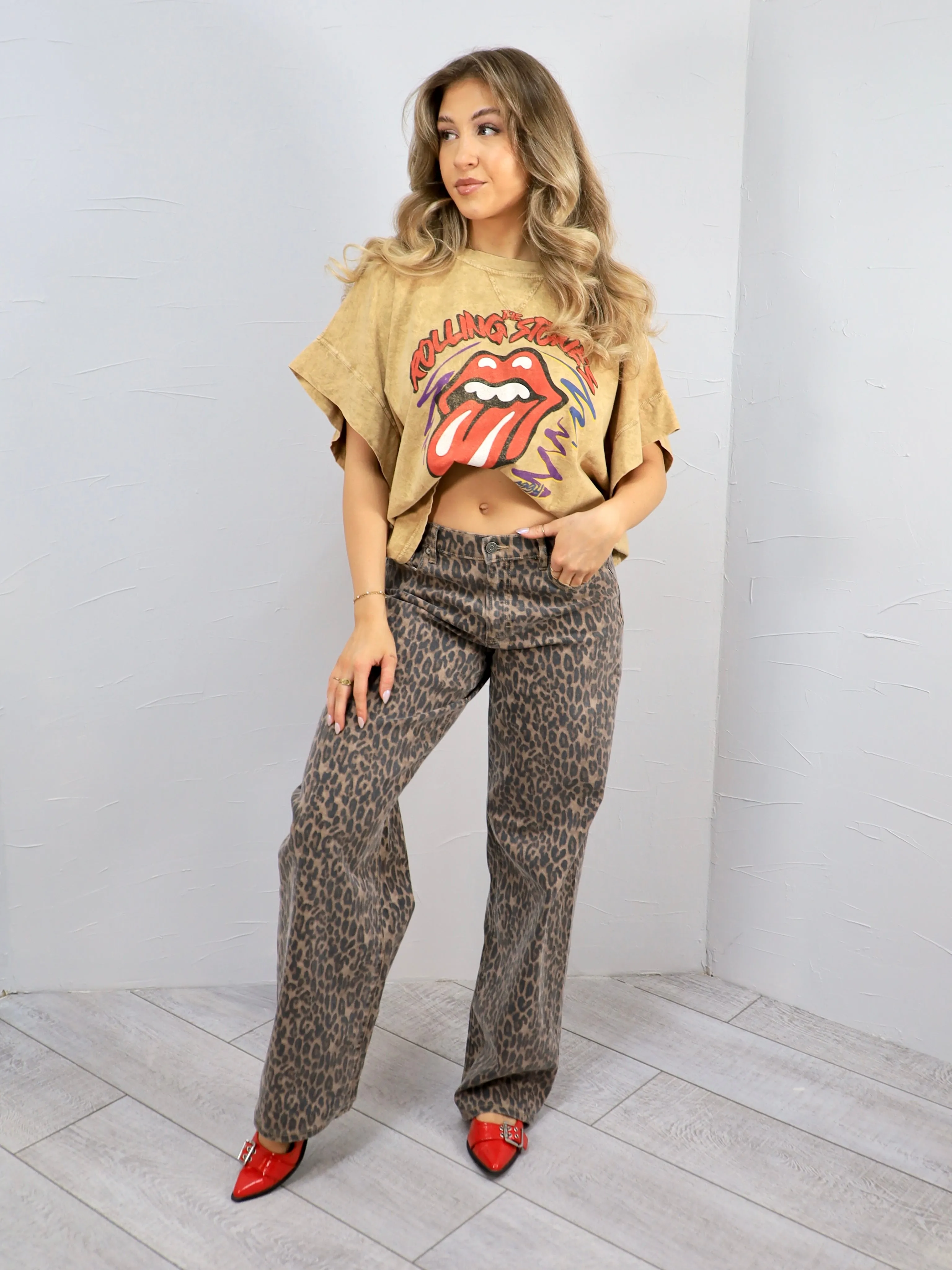 Come Closer Cheetah Denim