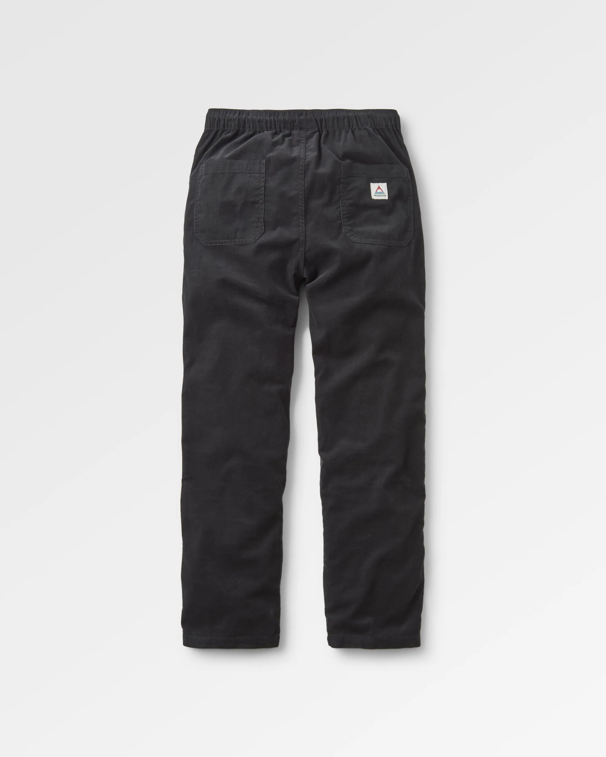 Compass Recycled Cord Trouser - Black