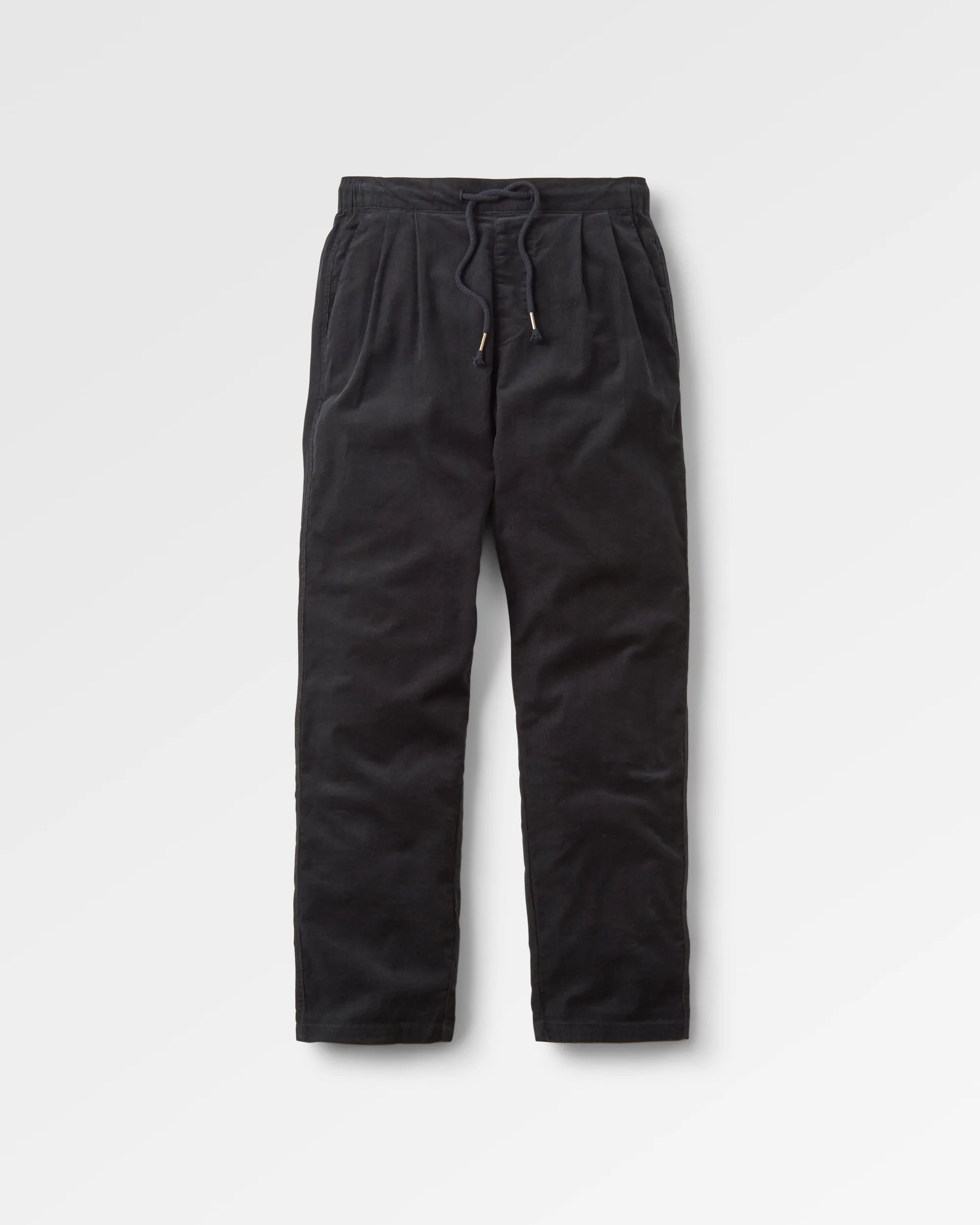 Compass Recycled Cord Trouser - Black