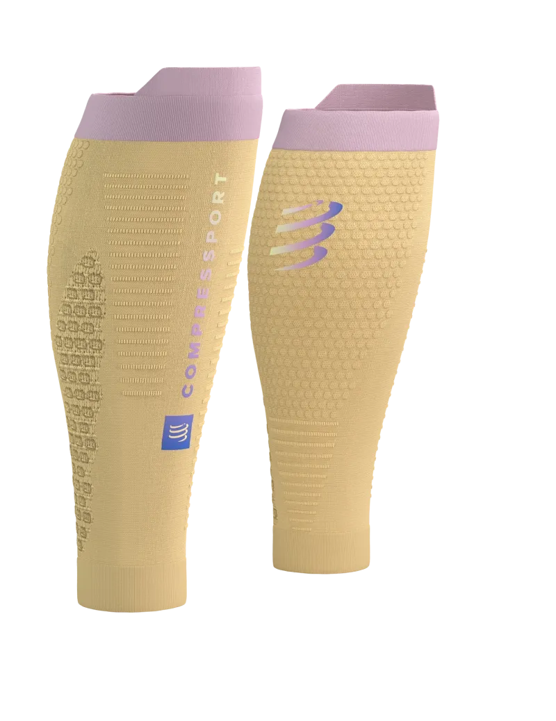 Compressport Unisex's R2 3.0 Calf Sleeves - Impala/Roseate