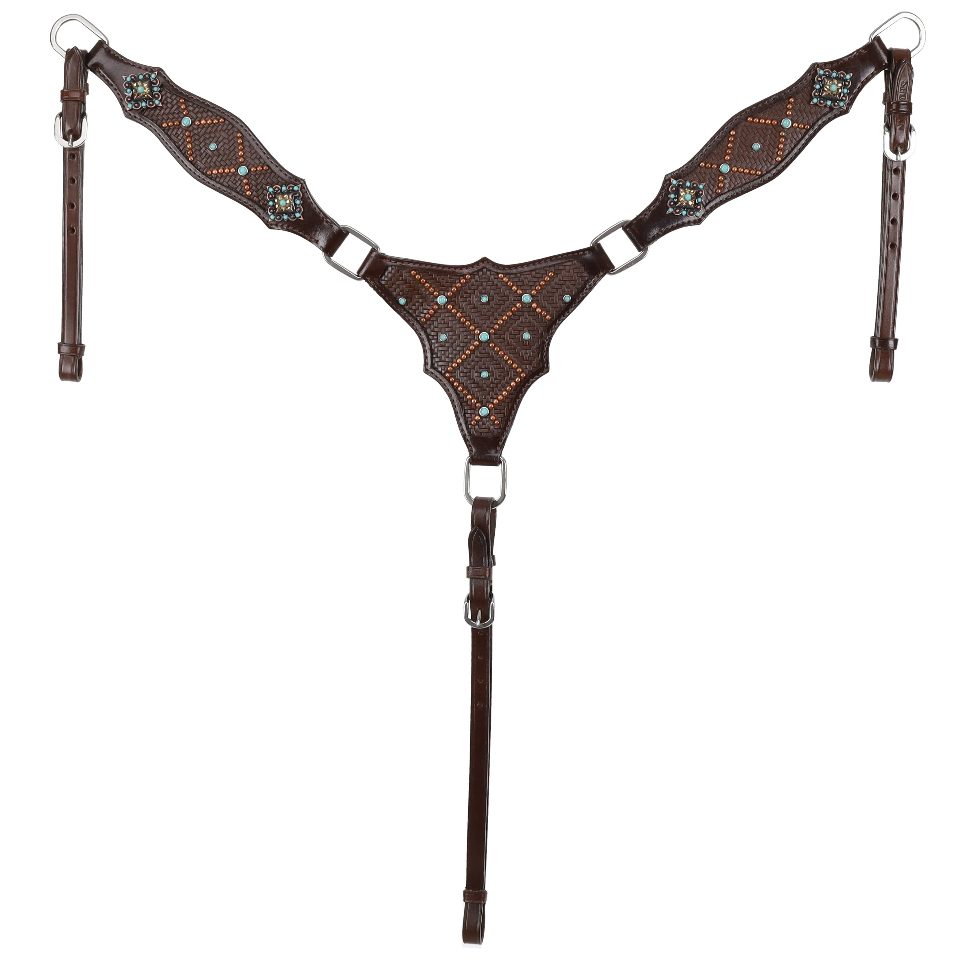 Cowboy's Weave One Ear Headstall and Breastcollar Set
