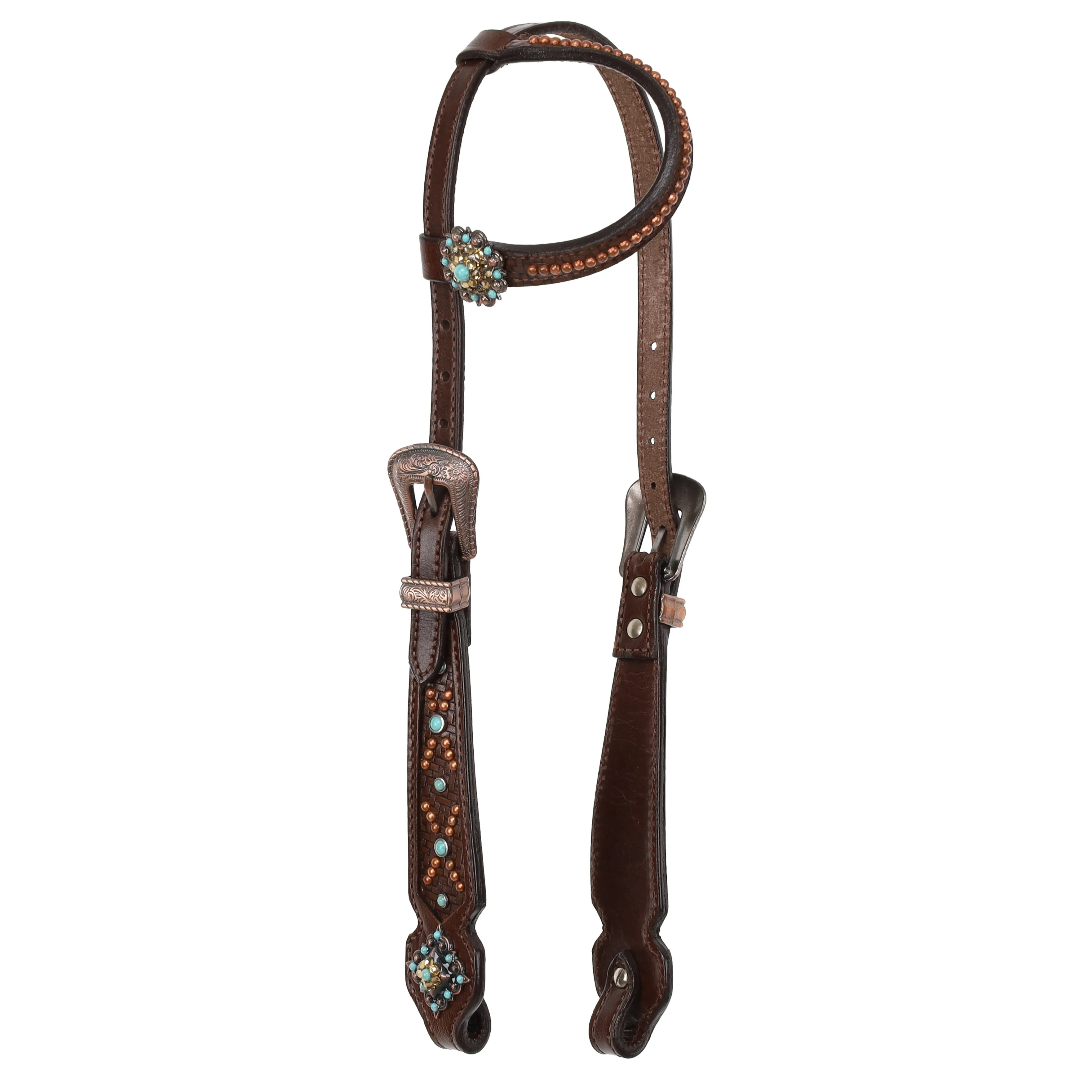 Cowboy's Weave One Ear Headstall and Breastcollar Set