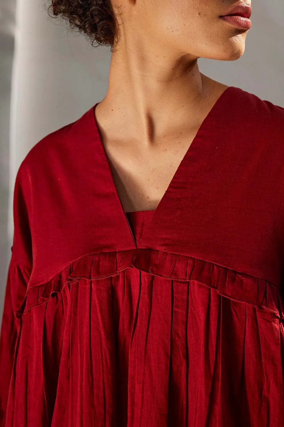 Crimson Love Mini Dress