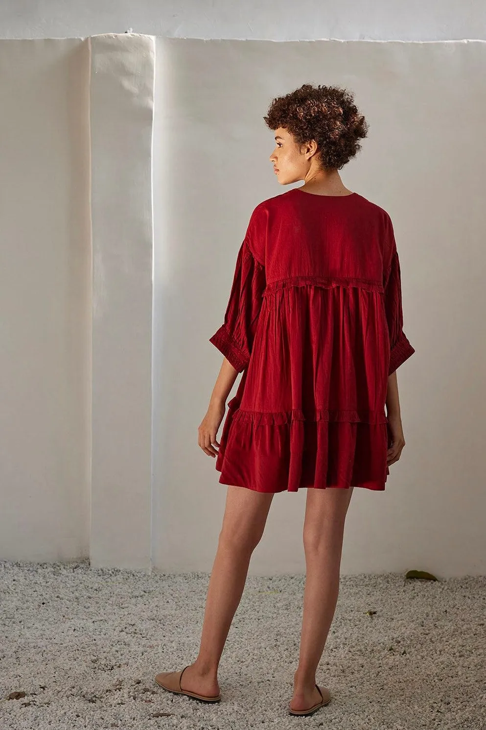 Crimson Love Mini Dress