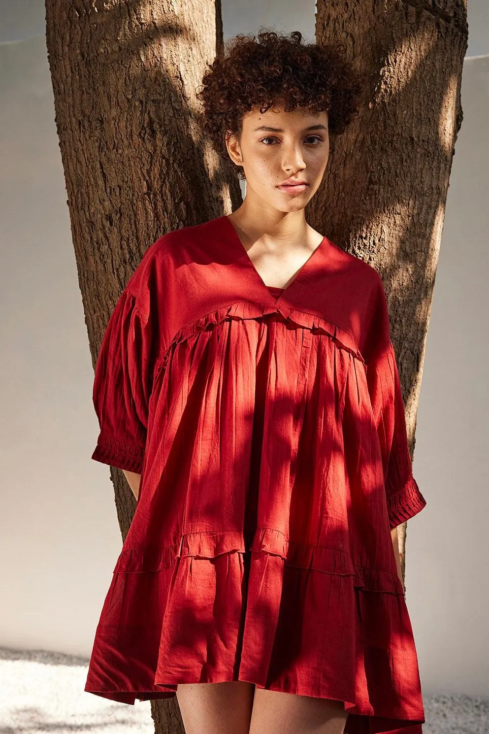 Crimson Love Mini Dress