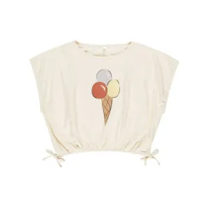 Cropped Cinched Tee || Gelato
