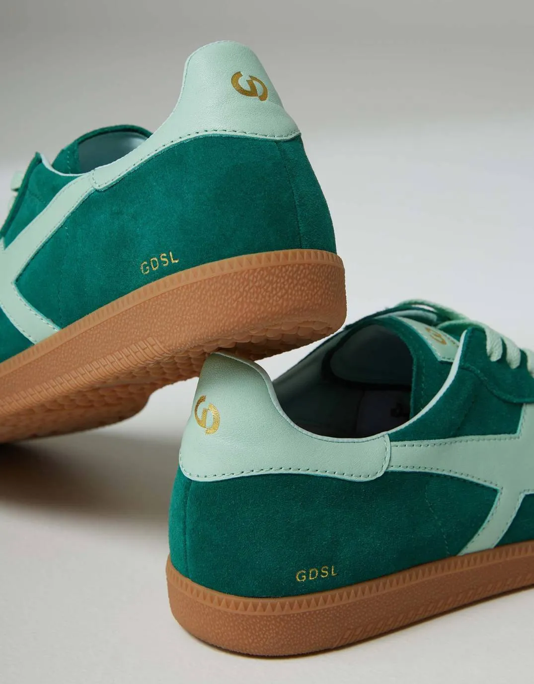 Crossroads Suede Sneakers - Green/Mint
