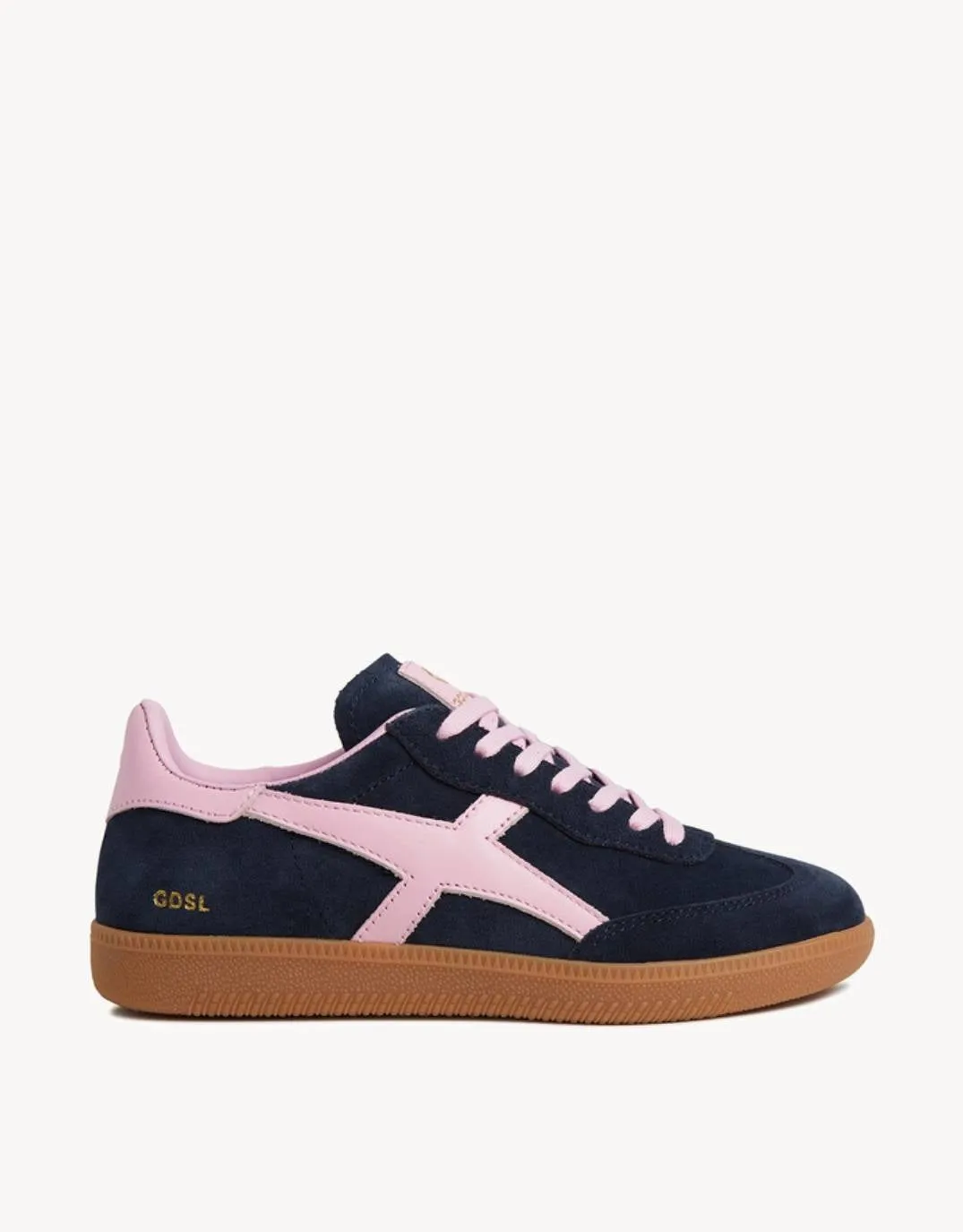 Crossroads Suede Sneakers - Navy/Pink