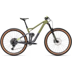 Cube Stereo 150 C:62 Race 29 Mens Mountain Bike 2021 - Olive