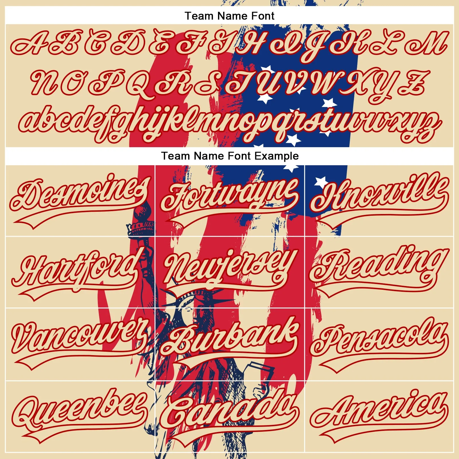 Custom Cream Red-Royal 3D Pattern Design American Spirit American Eagle And Stars Authentic Baseball Jersey