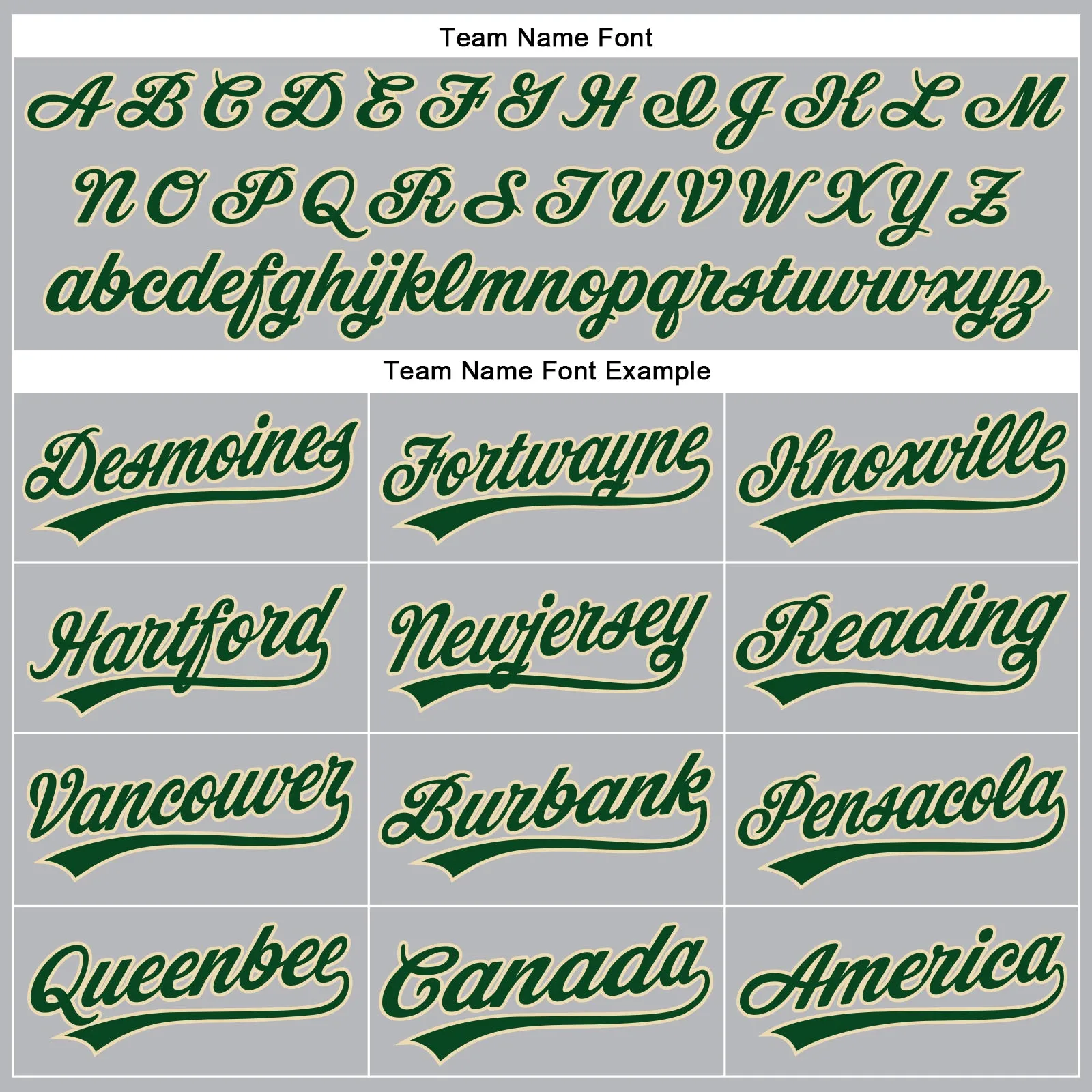 Custom Gray Green Pinstripe City Cream Authentic Baseball Jersey