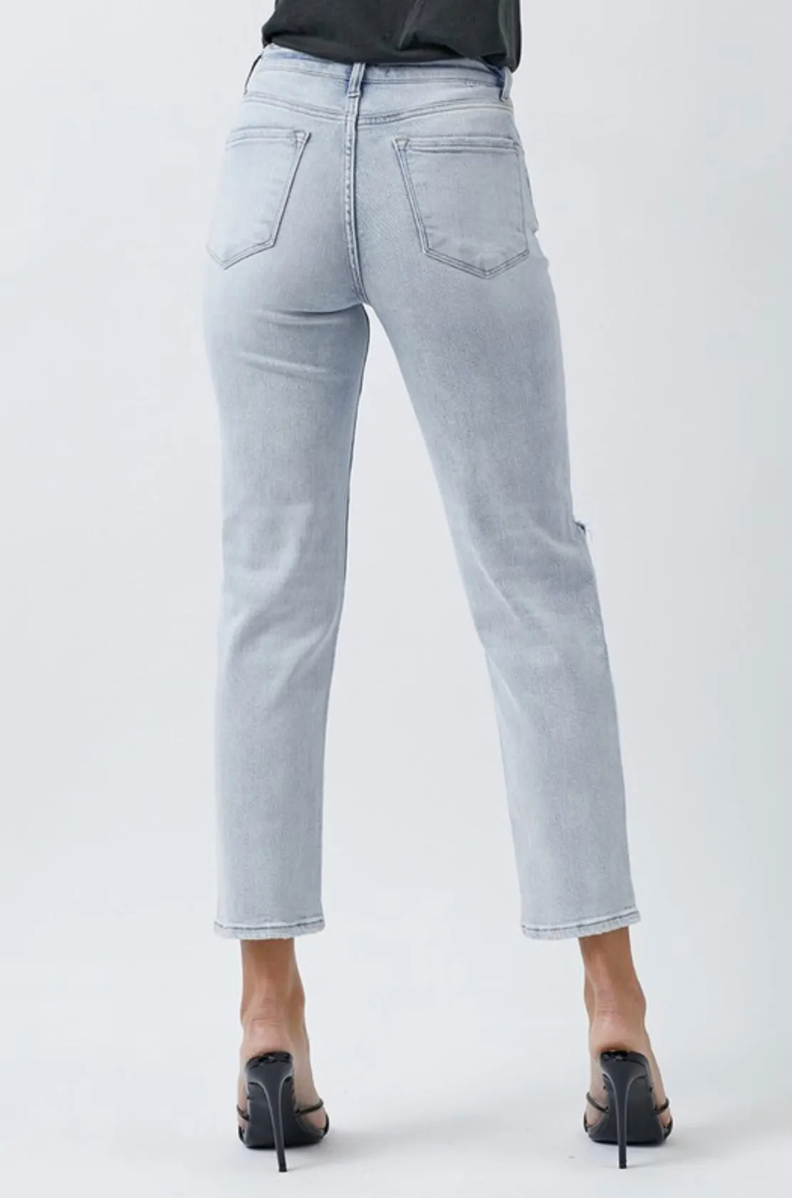 day by day high rise relaxed jeans (REG & PLUS)