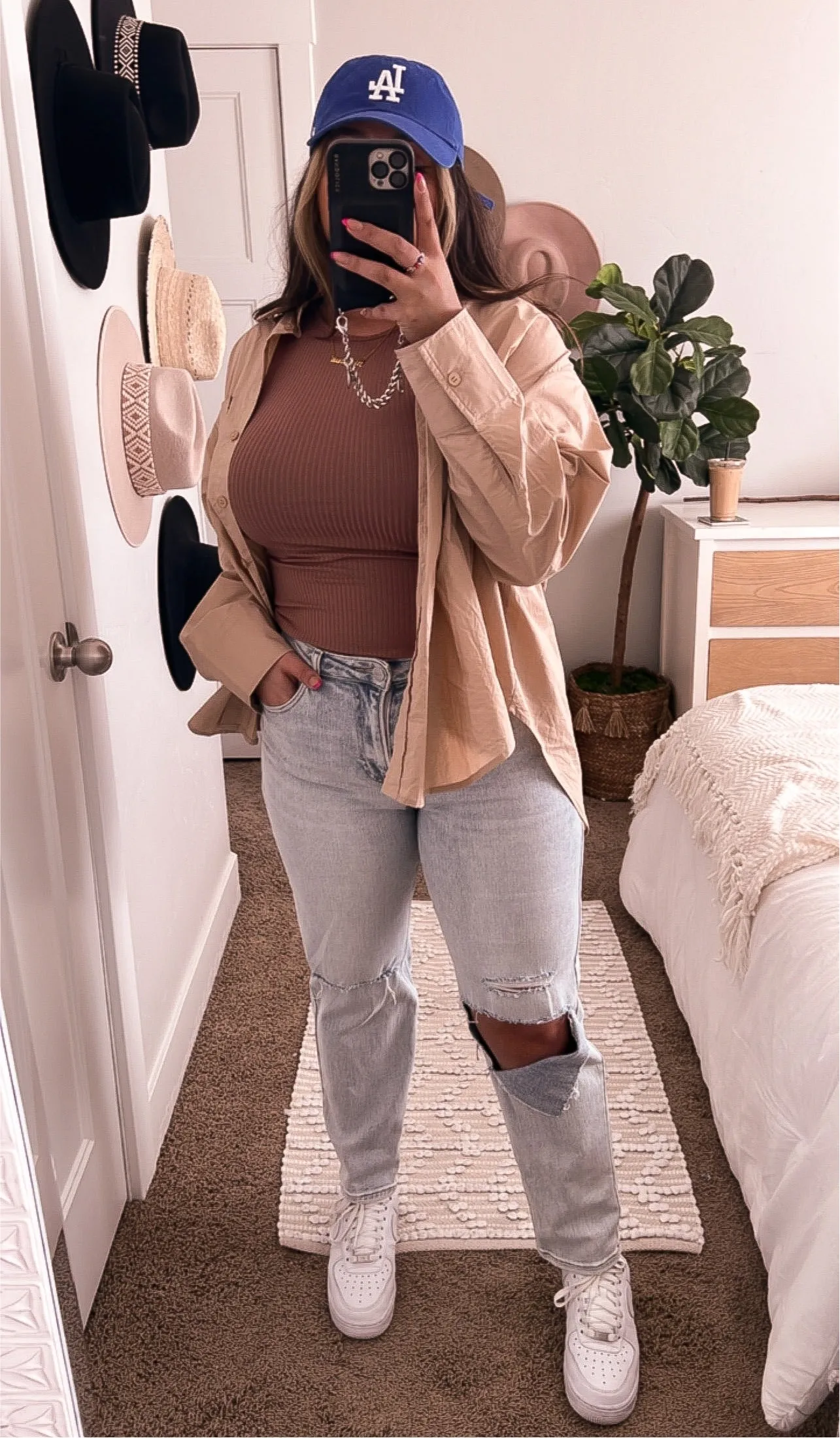 day by day high rise relaxed jeans (REG & PLUS)