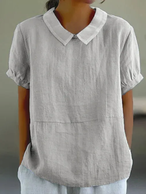 Deborah | Relaxed Fit Collared Blouse