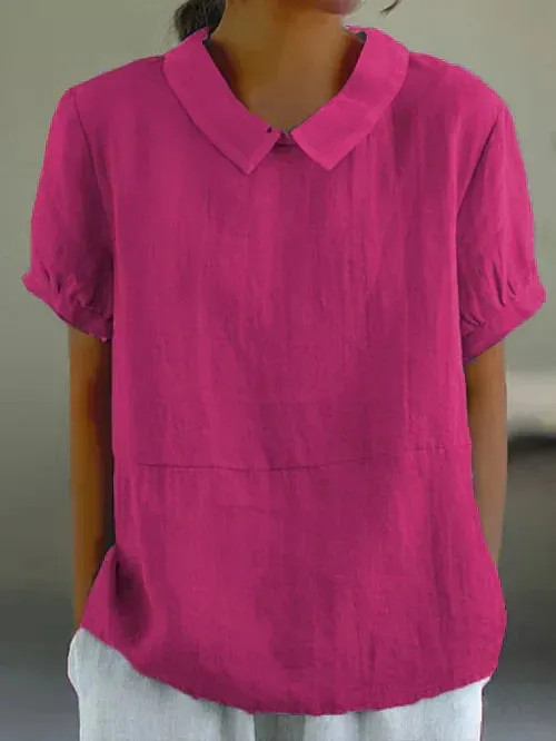 Deborah | Relaxed Fit Collared Blouse