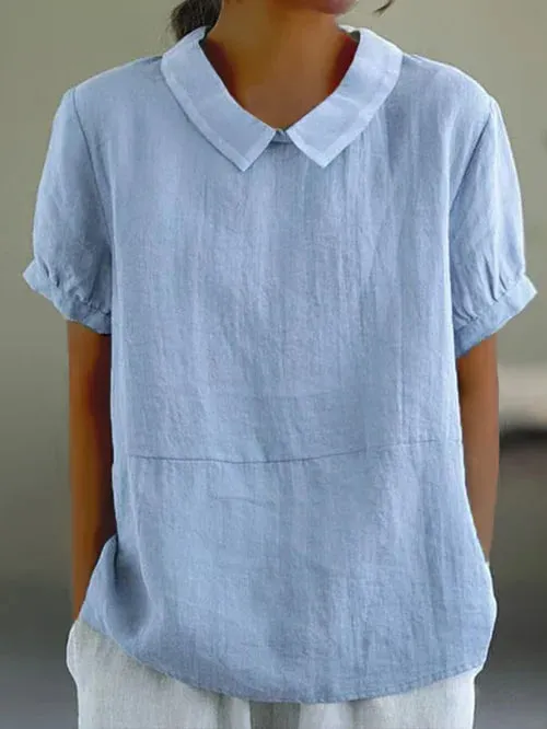 Deborah | Relaxed Fit Collared Blouse