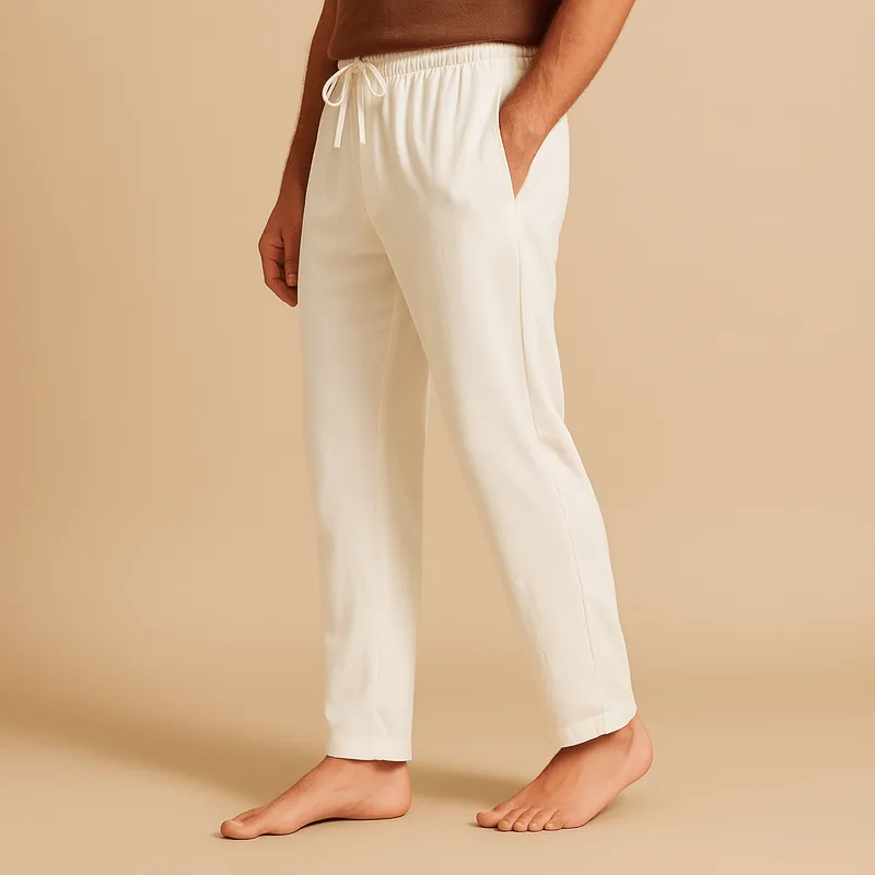 Domoir | Coastal Relaxed Cotton Trousers