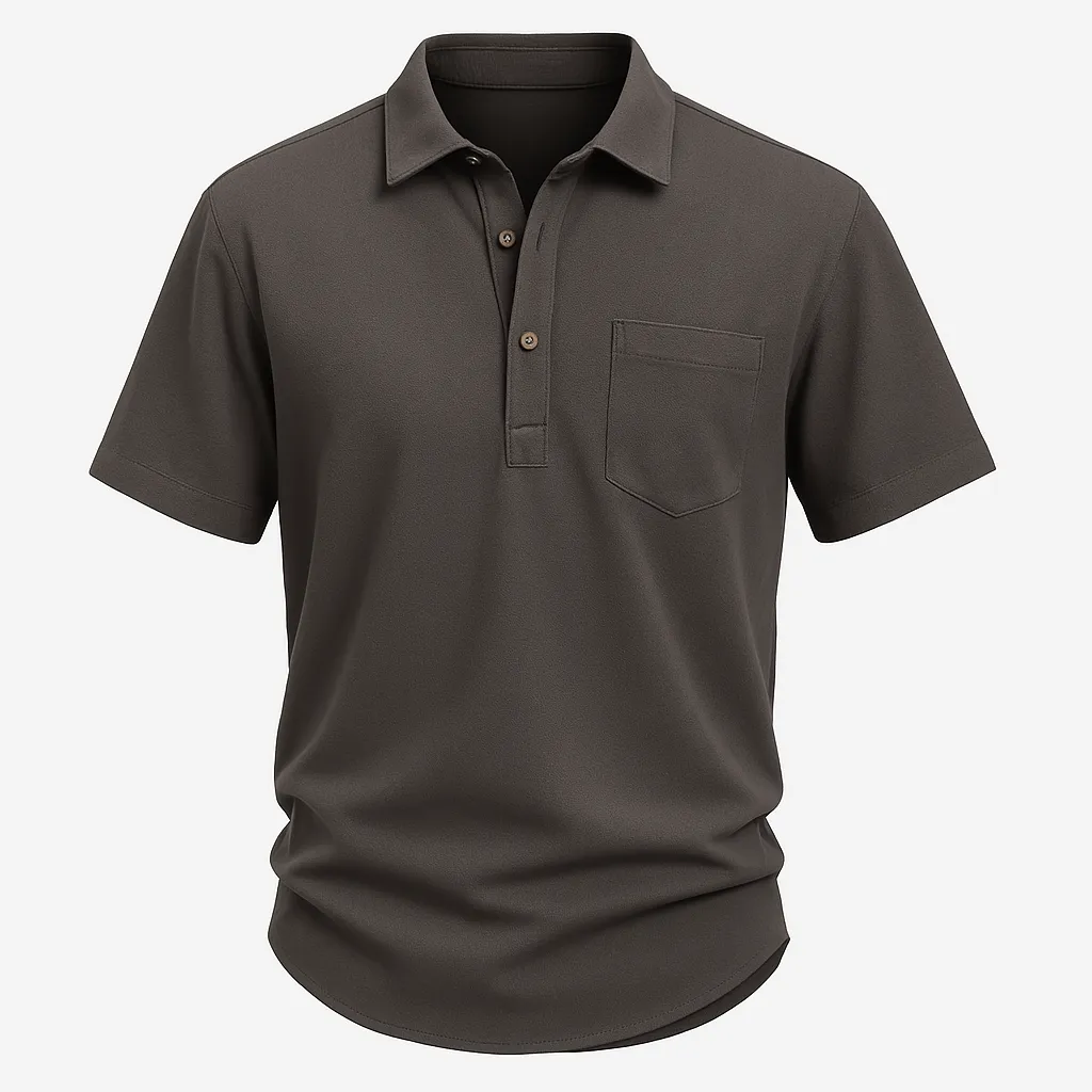 Domoir | Linen Polo Shirt
