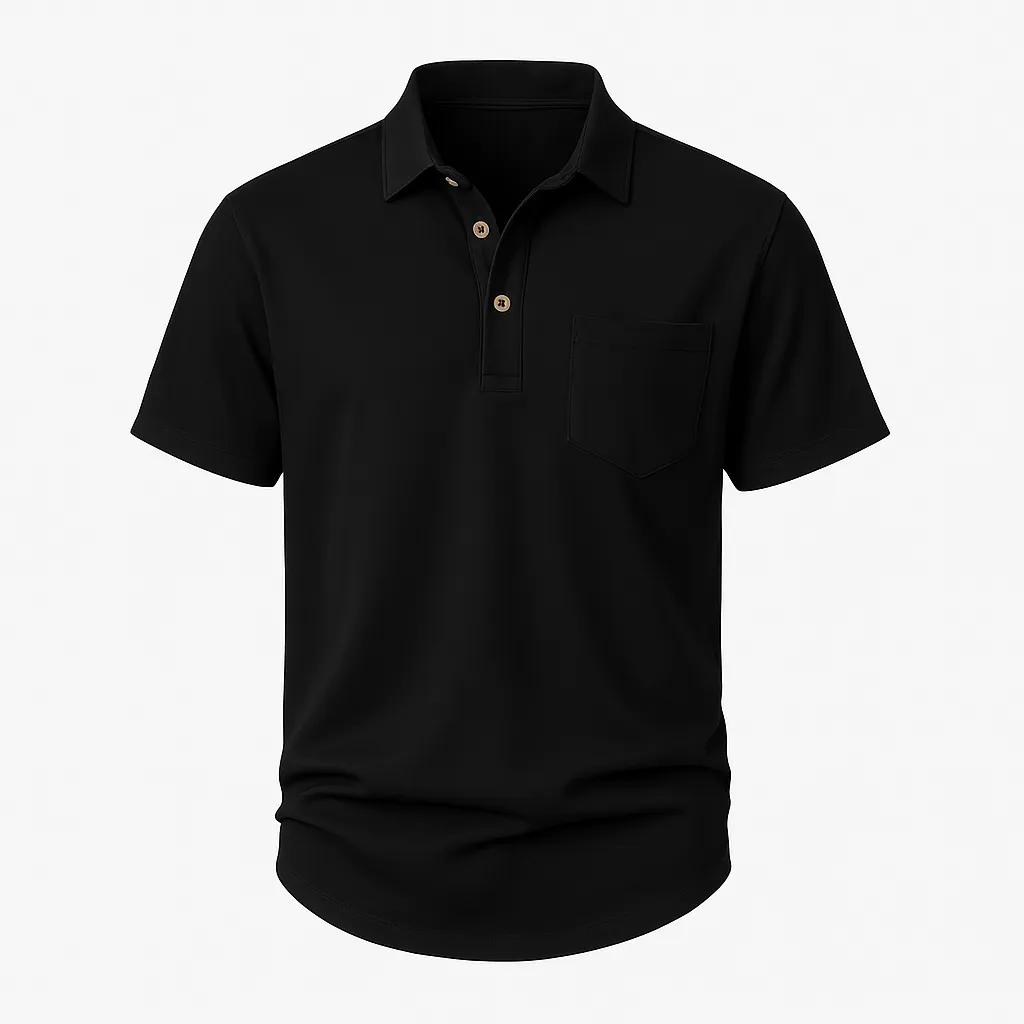Domoir | Linen Polo Shirt
