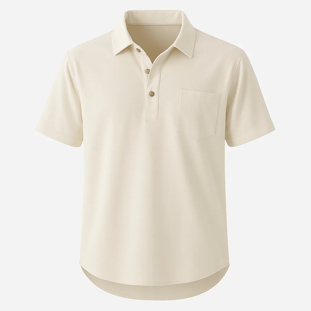 Domoir | Linen Polo Shirt