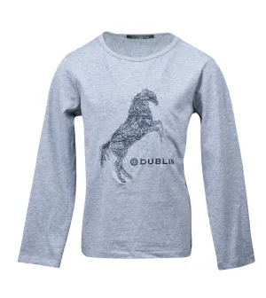 Dublin Lena Horse Embroidered Long Sleeve Tee