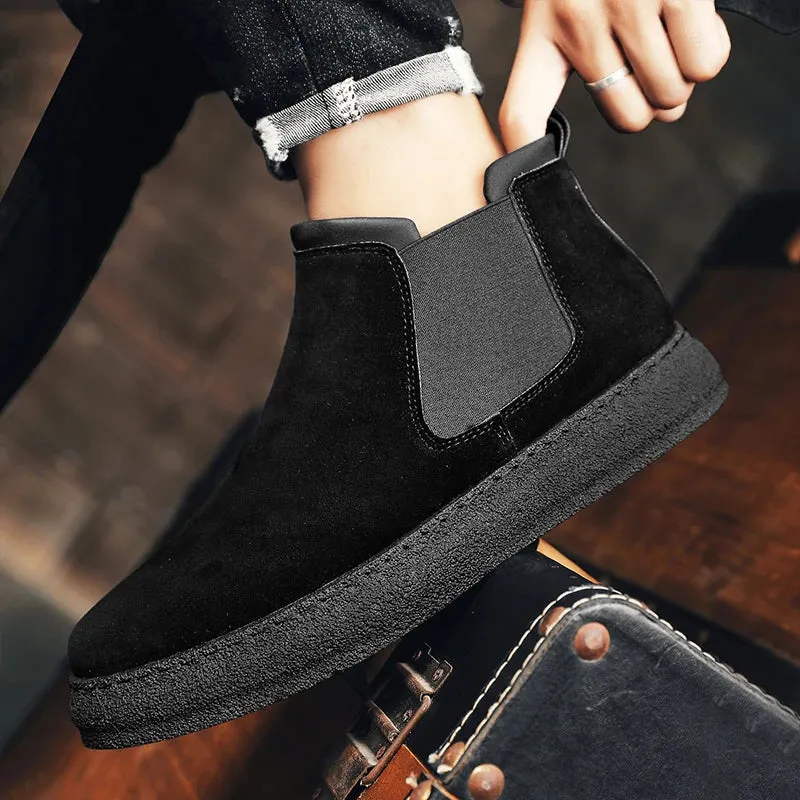 EleganceStride Slip-On Herbst Ankle Boots