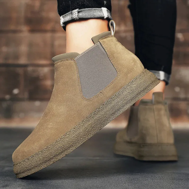 EleganceStride Slip-On Herbst Ankle Boots