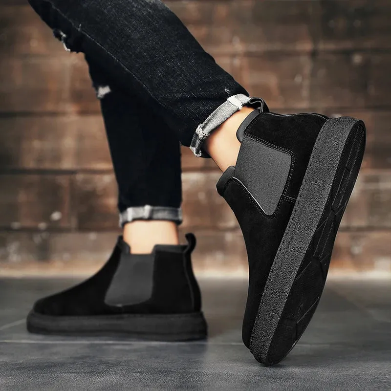 EleganceStride Slip-On Herbst Ankle Boots