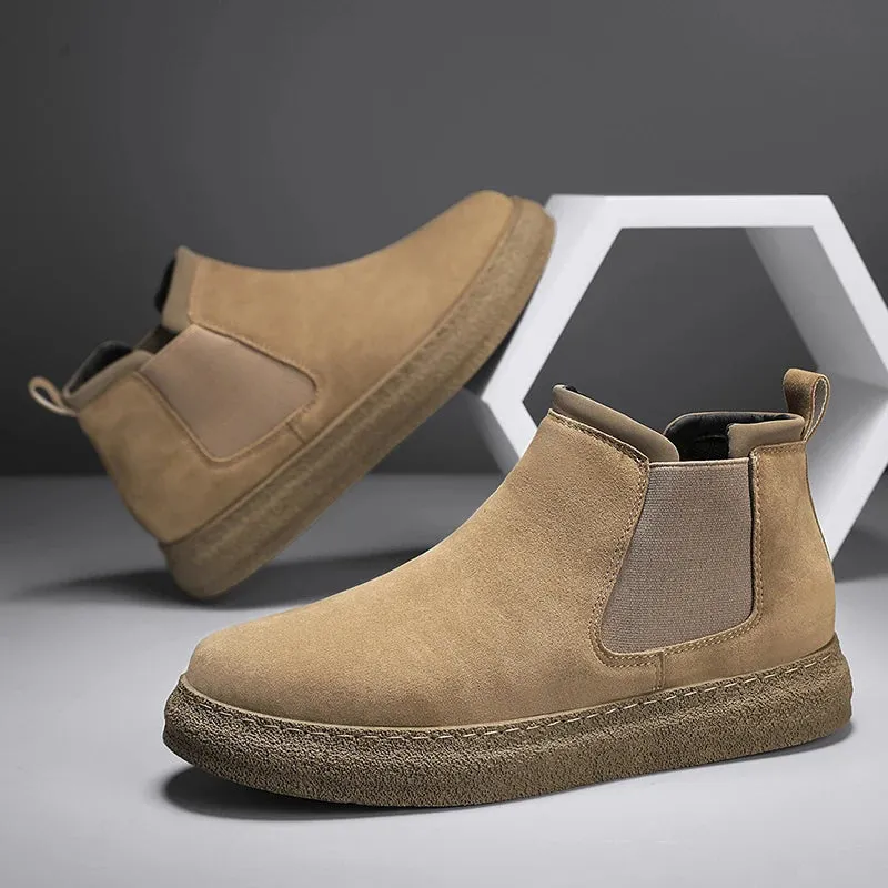 EleganceStride Slip-On Herbst Ankle Boots