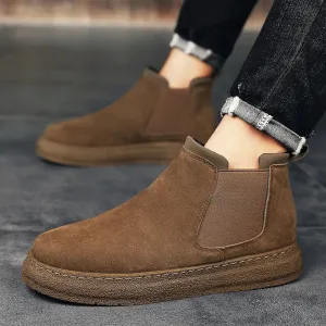 EleganceStride Slip-On Herbst Ankle Boots