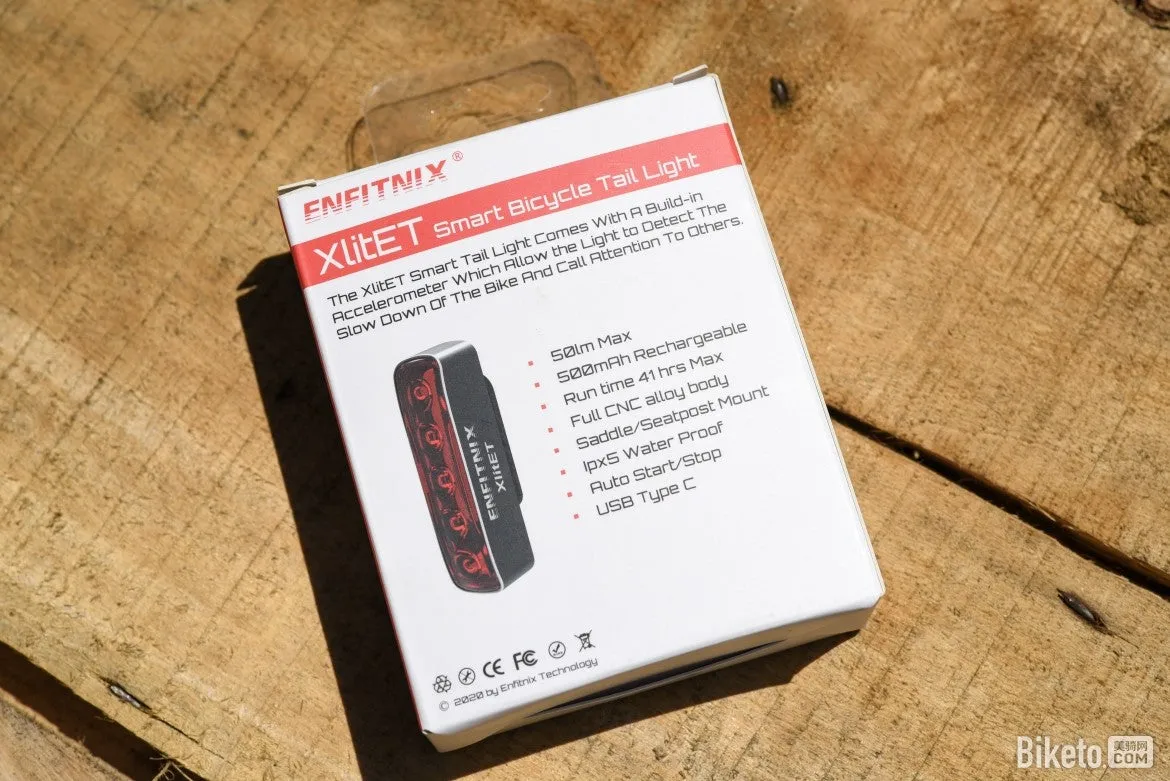 Enfitnix XliteT Smart Tail Light (3 Months Warranty)