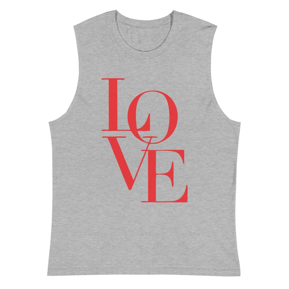 Explore LOVE Unisex Muscle Shirt, Tank Top   - Connect & Thrive