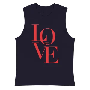 Explore LOVE Unisex Muscle Shirt, Tank Top   - Connect & Thrive