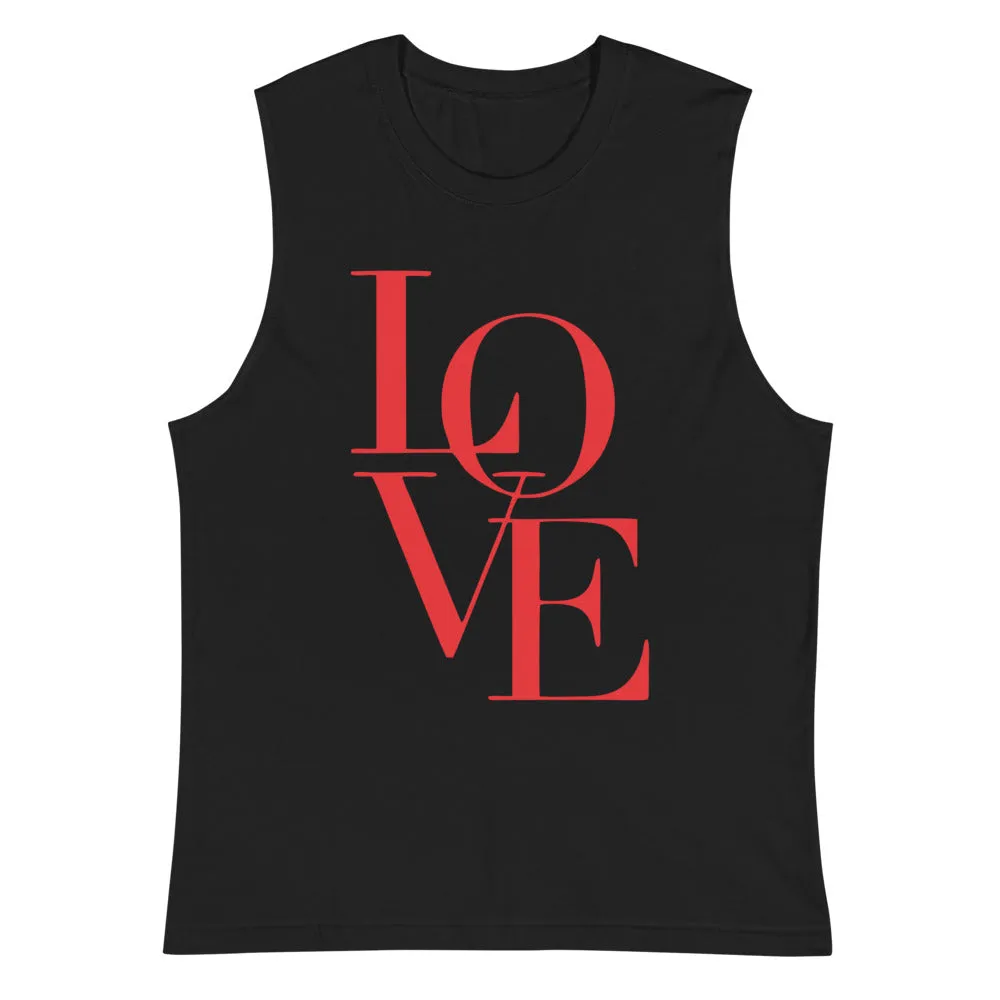 Explore LOVE Unisex Muscle Shirt, Tank Top   - Connect & Thrive