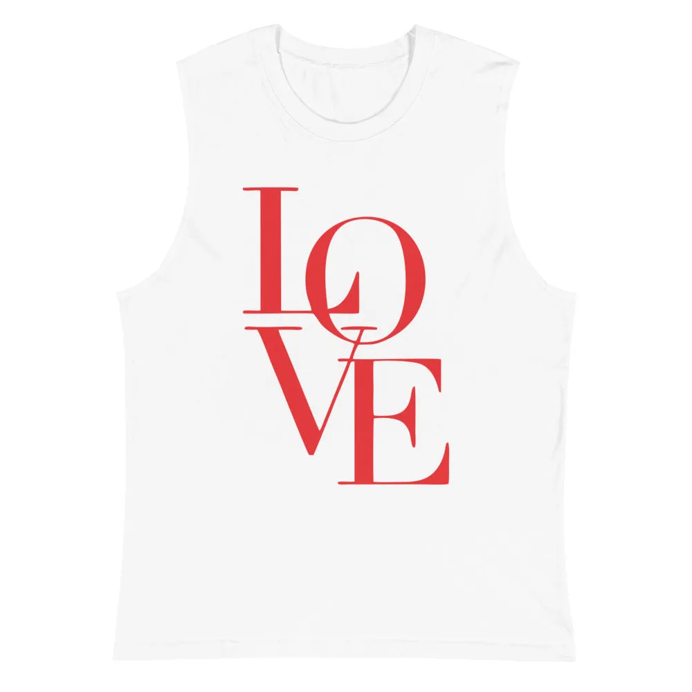 Explore LOVE Unisex Muscle Shirt, Tank Top   - Connect & Thrive